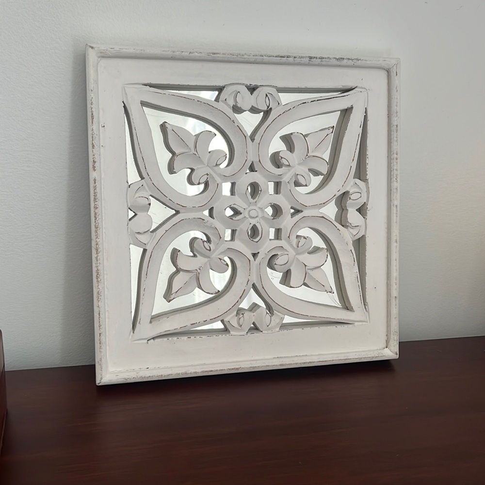 mirror & wood wall art